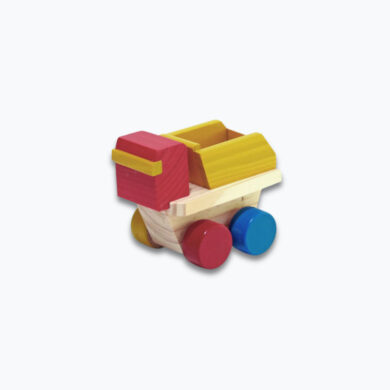 Super Caminhão Carreta em Madeira - Majoca Colorê Brinquedos Educativos