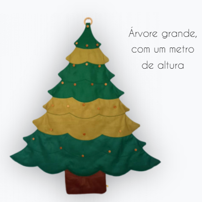 Árvore de Natal em Feltro Montessori - Majoca Colorê