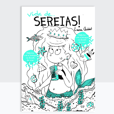 Como desenhar sereias: Livro de desenho fácil e divertido para