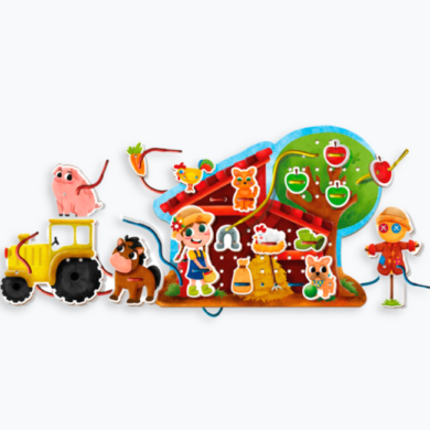 Cabuletê Infantil em Madeira - Majoca Colorê Brinquedos Educativos