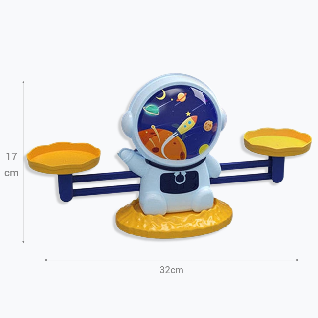 Balança Numérica Astronauta Jogo Infantil Matemático Educativo - Tralalá 4  Kids