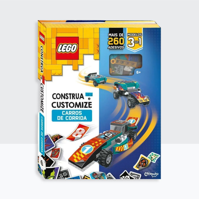 Lego - Construa E Customize Carros De Corrida - Livrarias Curitiba
